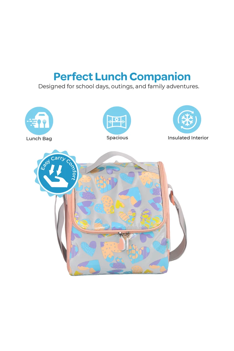 مون MOON Kids Insulated Lunch Bag – Leakproof Thermal Lunch Box for Boys & Girls | Durable, Lightweight & Easy-Clean | Perfect for School, Daycare & Outdoor Use