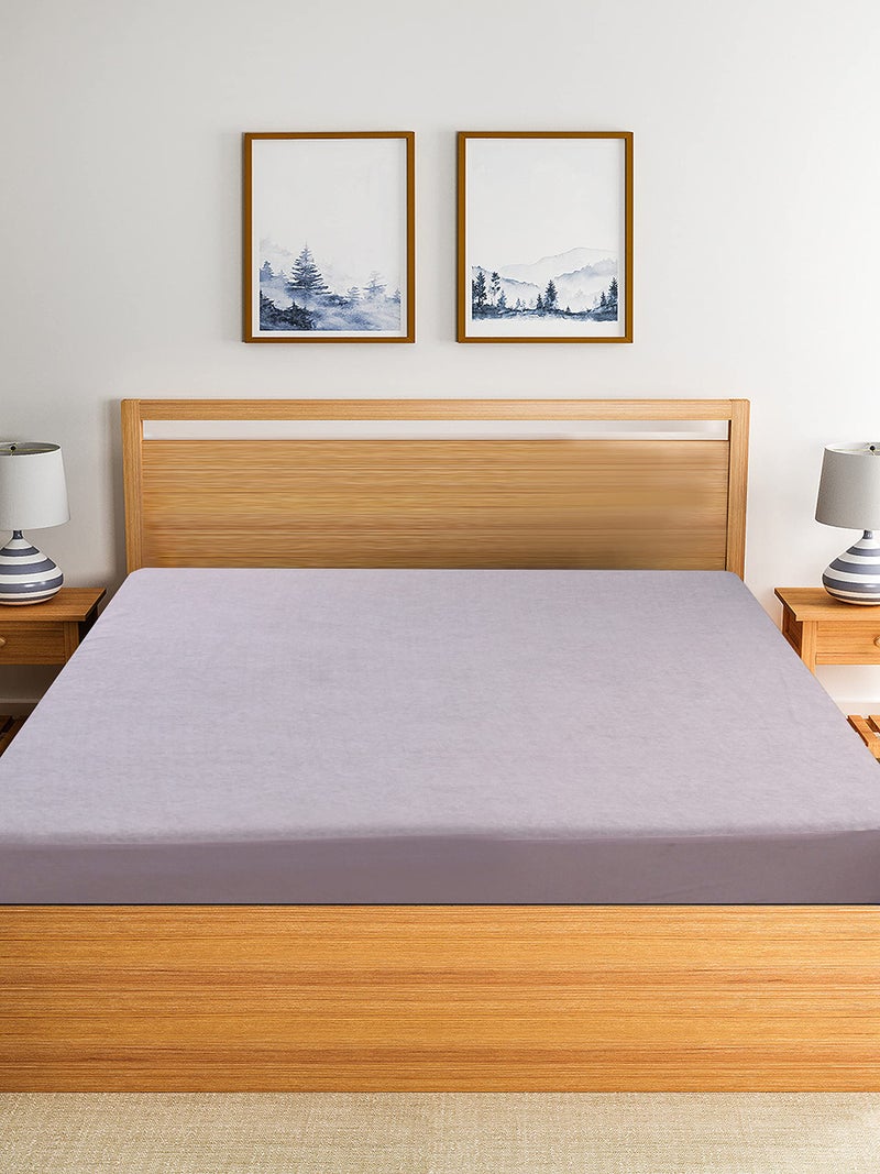 VYBBA 100% Waterproof Terry Cotton Ultra Soft Fitted Single Bed Mattress Protector,Breathable, Hypoallergenic Bed Cover, Mattresses Cover (75X36 inch | 6.3x3 feet_ Grey) - Image 2