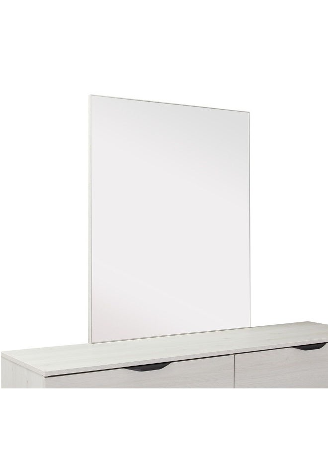 DANUBE HOME Pletora Dresser With Mirror Durable Vanity Table Dressing Makeup Desk With Storage Modern Design Bedroom Furniture L152Xw39Xh85Cm-Grey Oak  - Image 5