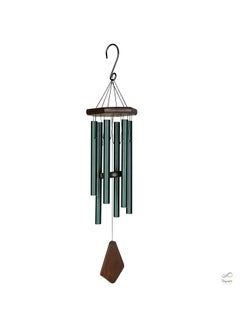 DigaNT Himalayan Melody Wind Chime Premiere Grande Series Tuned Forest Green 28 Inches Home Decoration Balcony Office Garden Decor Metal 6 Pipes Positive Vibrations  - Image 1