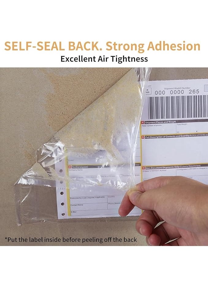Ethic Solutions - Eco-Friendly Recycled Self-Adhesive Packing List Envelope – 123 x 111 mm – 50 Pack - Image 1