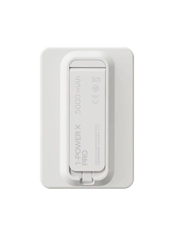 Generic - 1-Power X Pro Magnetic Wireless Power Bank 5000mAh With Built-In USB-C Cable - Image 1