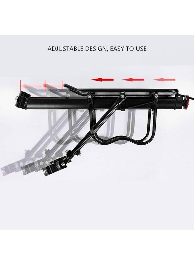 كرسي خلفي من الألومنيوم سهل التركيب قوي التحمل يتناسب مع مختلف أنواع الدراجات الهوائية - Image 2