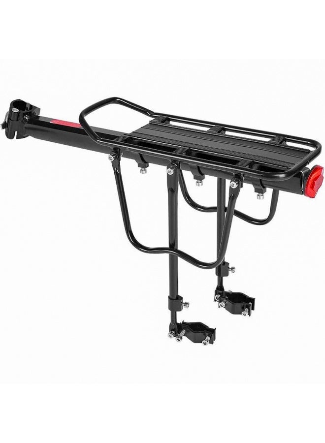 كرسي خلفي من الألومنيوم سهل التركيب قوي التحمل يتناسب مع مختلف أنواع الدراجات الهوائية - Image 1