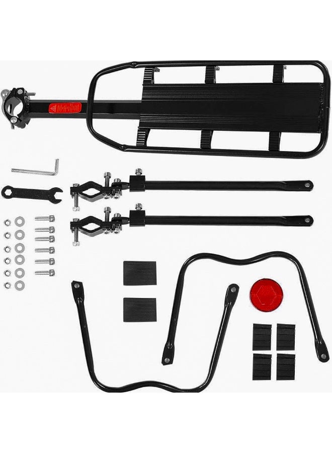 كرسي خلفي من الألومنيوم سهل التركيب قوي التحمل يتناسب مع مختلف أنواع الدراجات الهوائية - Image 4