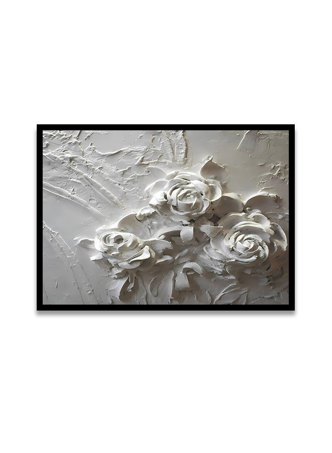 Marktna Canvas Wall Art For Wall Decoration Abstract Design With A Hollow Black Frame Size 120x80cm One Piece - Image 2