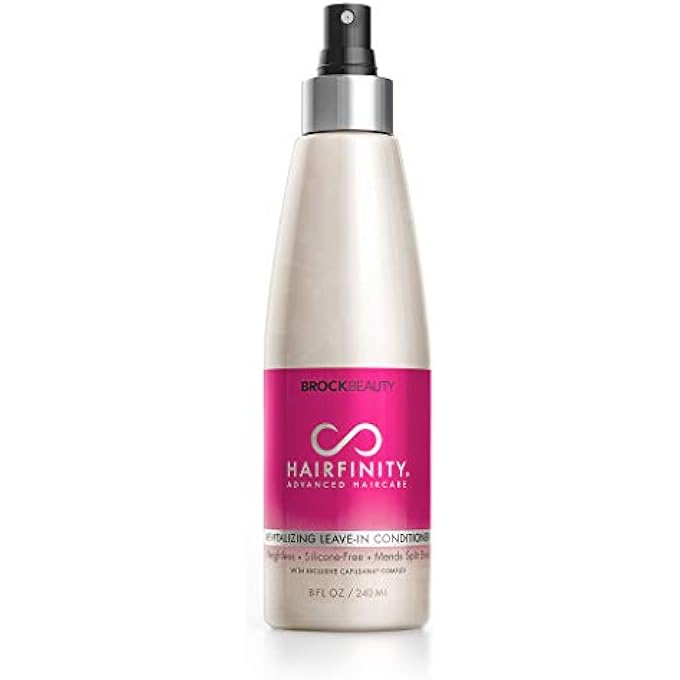 HAIRFINITY REVITALIZING LEAVE-IN CONDITIONER Â€“ TREATMENT FOR DRY AND DAMAGED HAIR AND SCALP MENDS SPLIT ENDS AND PROTECTS FROM 450 DEGREES HEAT WITH QUINOA, JOJOBA OIL, AND BIOTIN 8 OZ - Image 2