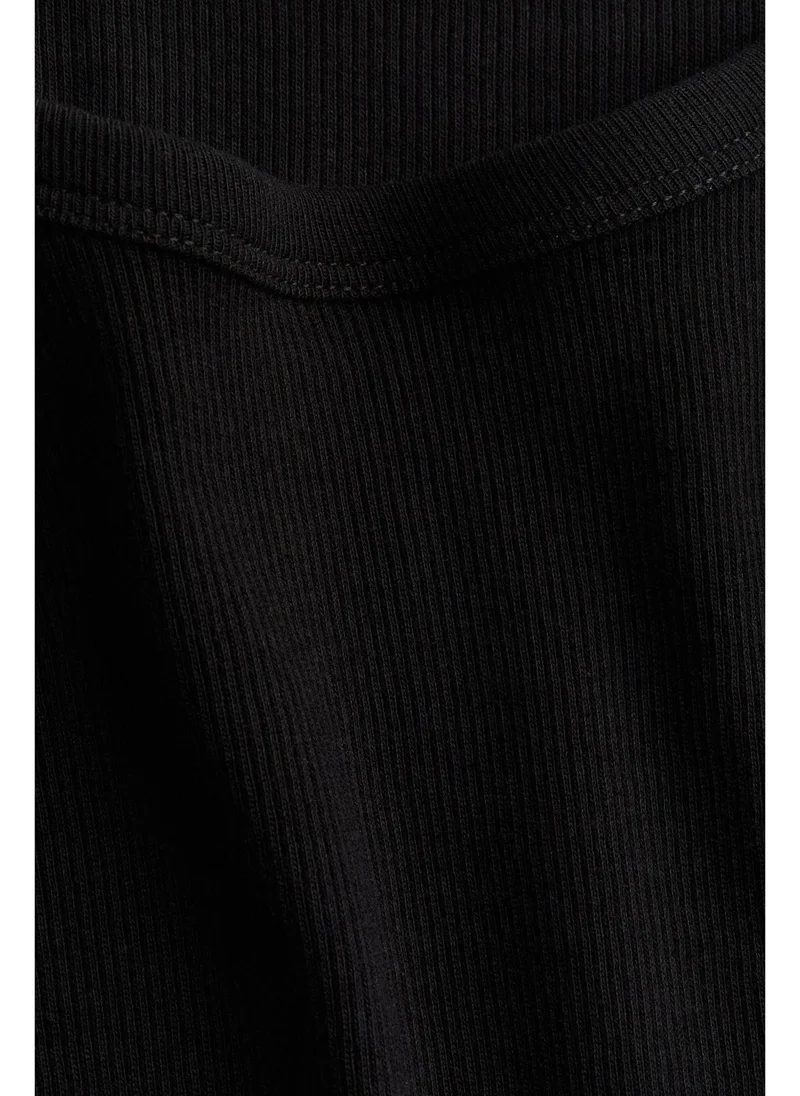 اتش اند ام Ribbed cotton top