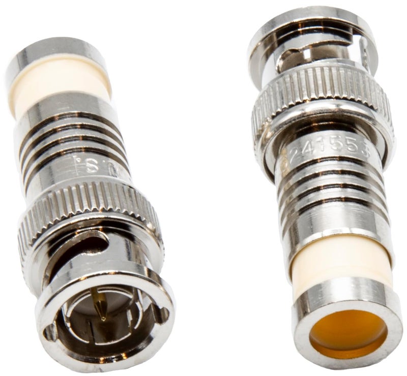 Triplett GEM BNC Weatherproof Compression Connectors for RG59 Plenum Male 75Ohm 10 Pack 30210CSTP