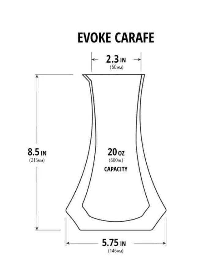 Kruve Evoke Coffee Carafe, Double-Walled Hand-Blown Borosilicate Glass, Precision Pouring - 600ml - Image 2