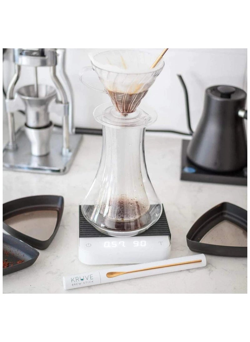 Kruve Evoke Coffee Carafe, Double-Walled Hand-Blown Borosilicate Glass, Precision Pouring - 600ml - Image 5