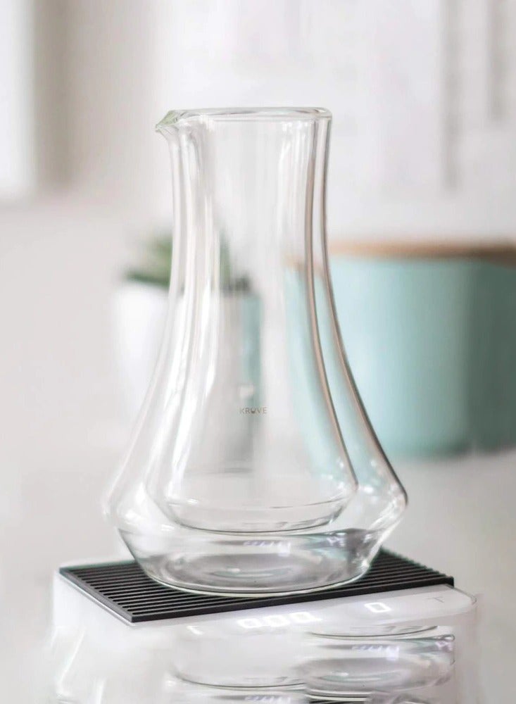 Kruve Evoke Coffee Carafe, Double-Walled Hand-Blown Borosilicate Glass, Precision Pouring - 600ml - Image 4