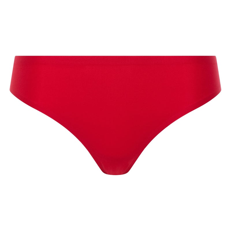 Chantelle Women's Soft Stretch Thong, Poppy Red, One Size - Image 3