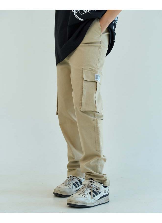 NAS Trends - basic-unisex-cargo-pants-beige-1 - Image 1