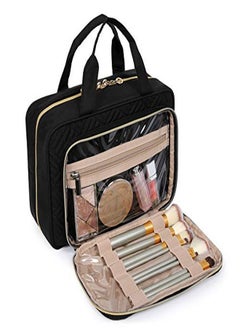 Toiletry Bag Hanging Travel Makeup Organizer With Tsa Approved Transparent Cosmetic Bag Makeup Bag For Full Sized Toiletries, Large-Black - pzsku/Z3ECB4A99EC395C82D193Z/45/_/1646465228/f658df80-0425-49db-b176-3917e87c05d3