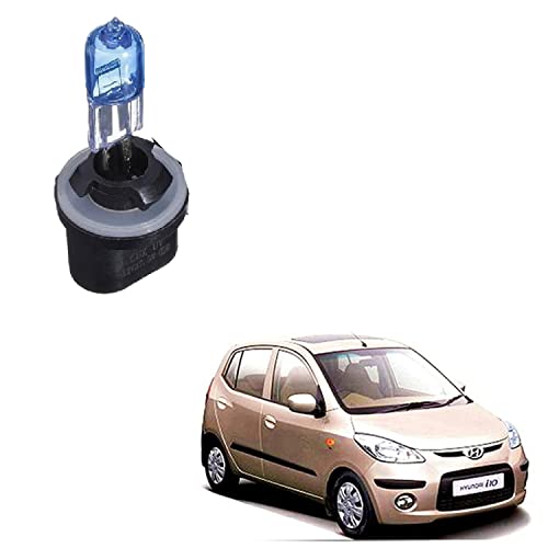 Auto Pearl -H27 Cool Blue Halogen Fog Light Bulb (100 W, 12 V, 1 Bulb) Compatible for I10 (1PC) - Image 1