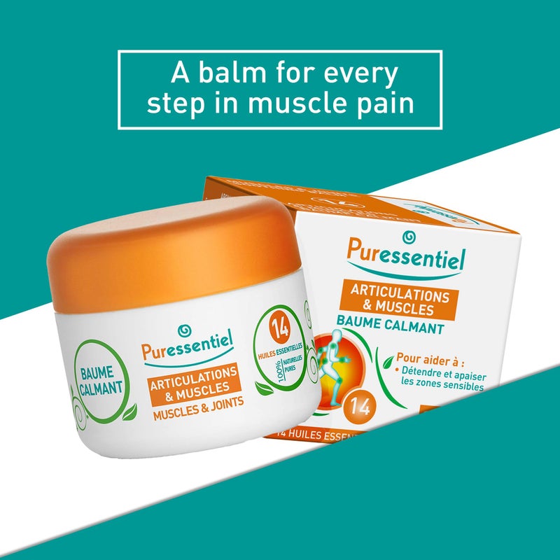 Puressentiel Muscle and Joints Balm - Essential Oil and Shea Butter Balm for Back and Neck Massage - Dye-Free, No Preservatives - 1.01 oz - Image 4