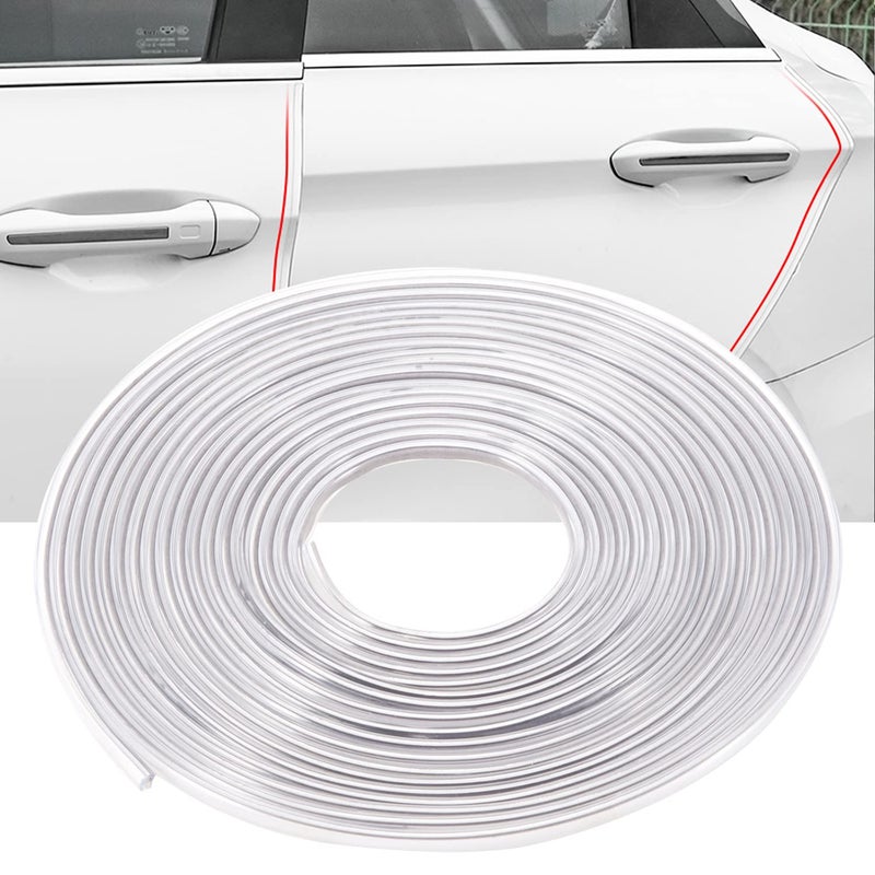 Eytool Clear Door Edge Guards for Cars,Car Door Protector with U Adhesive Edge Protective Trim Ding Protector Fit for Most Car (Clear, 32.8FT) - Image 1