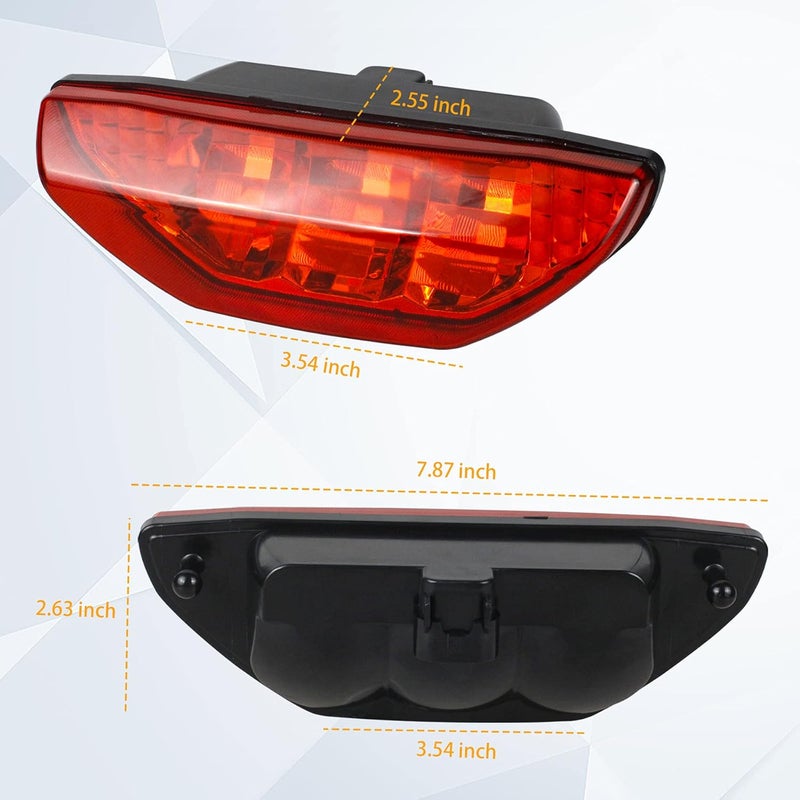 QUASCO Red LED Tail Light for Honda ATVs - Image 5