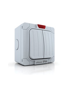 Alfanar Weatherproof 2G 2W 20A  Switch IP66  WB218
