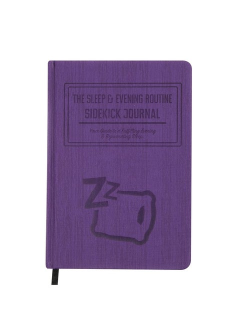 Ening Routine Sidekick Journal By Habit Nest - A Journal That Coaches You Through Maximizing Sleep Quality & Building A Nightly Routine That Improves Your Quality Of Life.