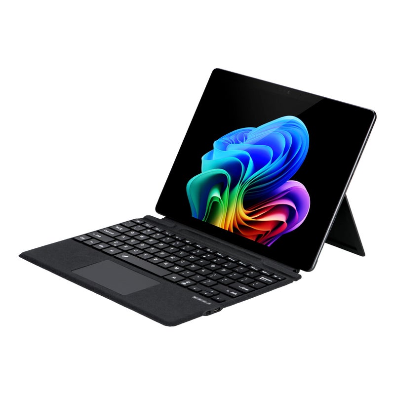 mobee Type Cover for Microsoft Surface Pro 13 inch Compatible with Surface Pro 1110 98 X Slim Keyboard with Trackpad Mouse Backlit Pen Holder Black - Image 2