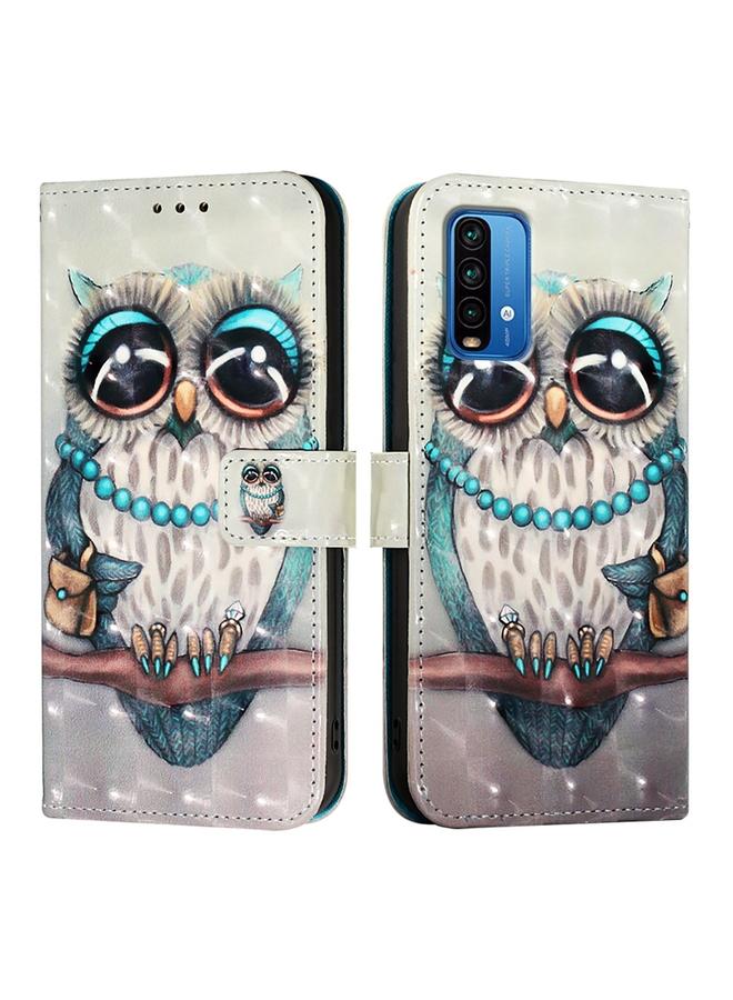 erorex Case For Redmi 9 Power / 9T Global / Xiaomi Poco M3 3D Painting Horizontal Flip Leather Phone Case - Image 2