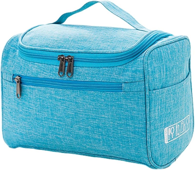 Blue Travel Cosmetic Case Toiletry Pouch Makeup Storage Bag Organizer - Image 2