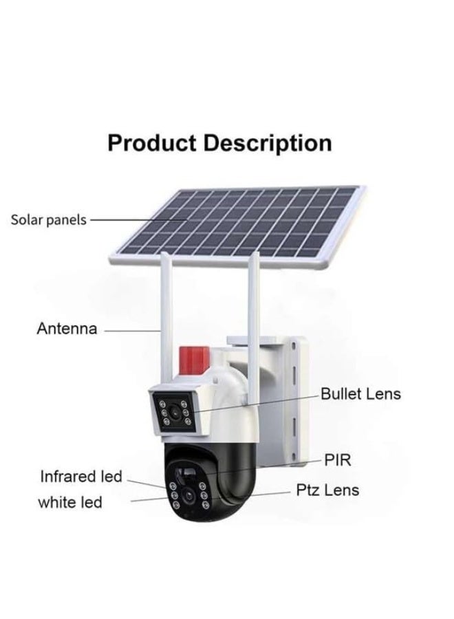 Calus VC12-4G Solar Security Camera - Wireless Outdoor Surveillance Camera with Solar Charging, 4G Connectivity, Night Vision & Motion Detection - Image 2