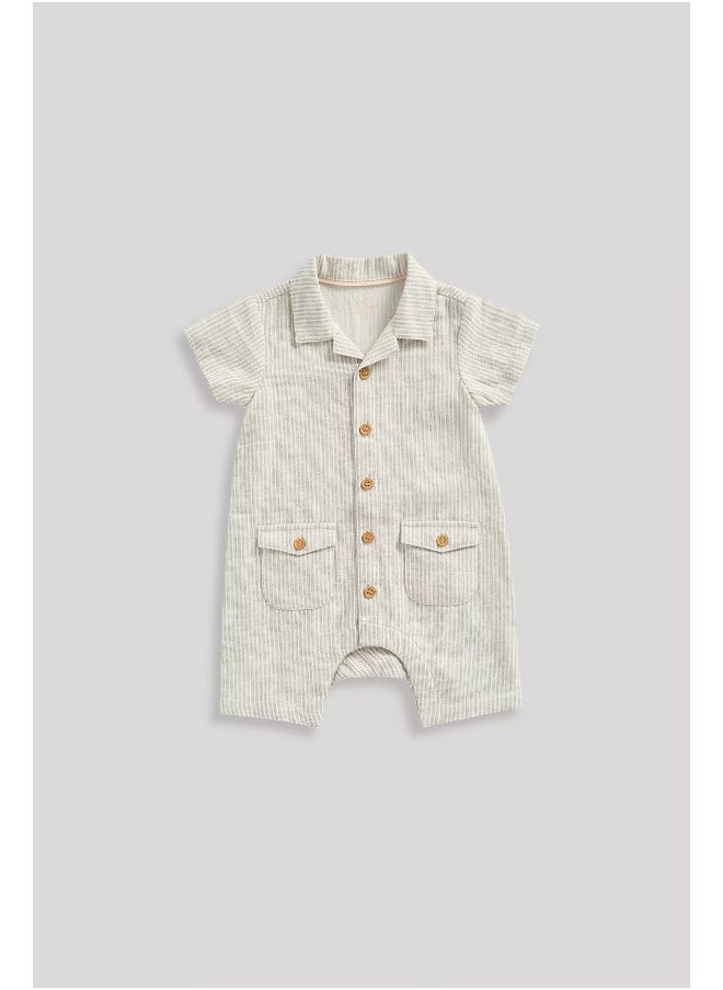 mothercare Striped Romper  - Image 1
