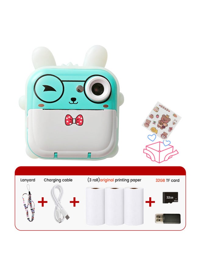 Neutral New Q5 Fun Children's Polaroid Camera Thermal Printing Mini Cartoon Digital Camera Gift Batch - Image 1