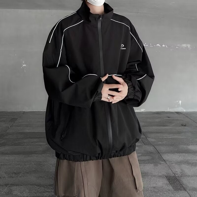 New Style Charge Clothes Jacket Men'S Trendy Brand Ruffian Handsome Loose Casual Work Jacket American Style Soft Shell Functional Style Clothes - Image 1