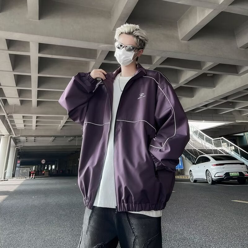 New Style Charge Clothes Jacket Men'S Trendy Brand Ruffian Handsome Loose Casual Work Jacket American Style Soft Shell Functional Style Clothes - Image 2