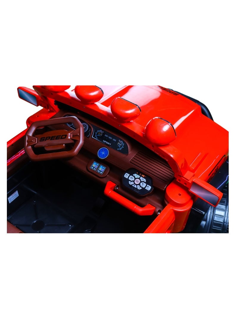 Dream Land Candida Electric Rides on Car for Kids with Remote Control - Red - D-HB185 - Image 4