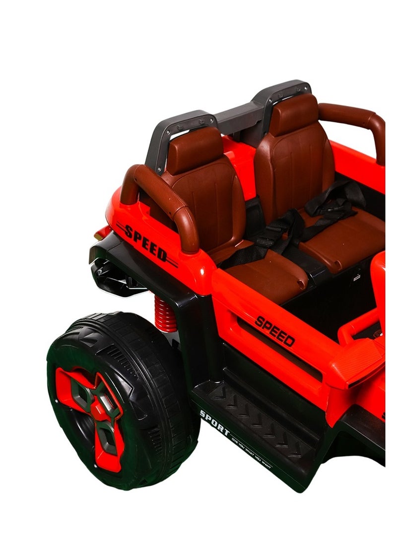 Dream Land Candida Electric Rides on Car for Kids with Remote Control - Red - D-HB185 - Image 3