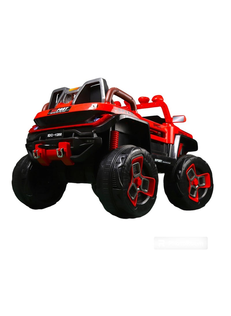 Dream Land Candida Electric Rides on Car for Kids with Remote Control - Red - D-HB185 - Image 5