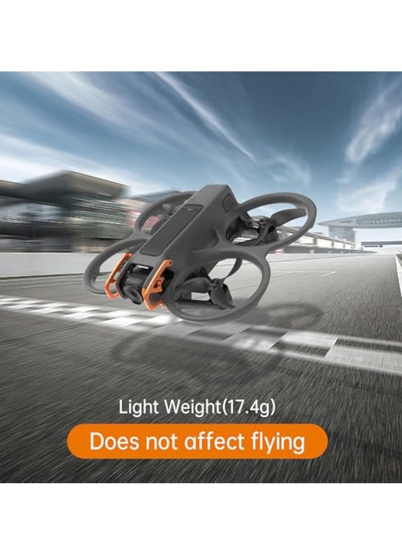 KASTWAVE Gimbal Bumper for DJI Avata 2 FPV Drone, Avata 2 Bumper Guards, Aluminum Alloy Anti-Collision Protection Guard Bar, PTZ Protect Bar, Protector Bumper Lens Cover for DJI Avata 2 Accessories, Orange  - Image 3