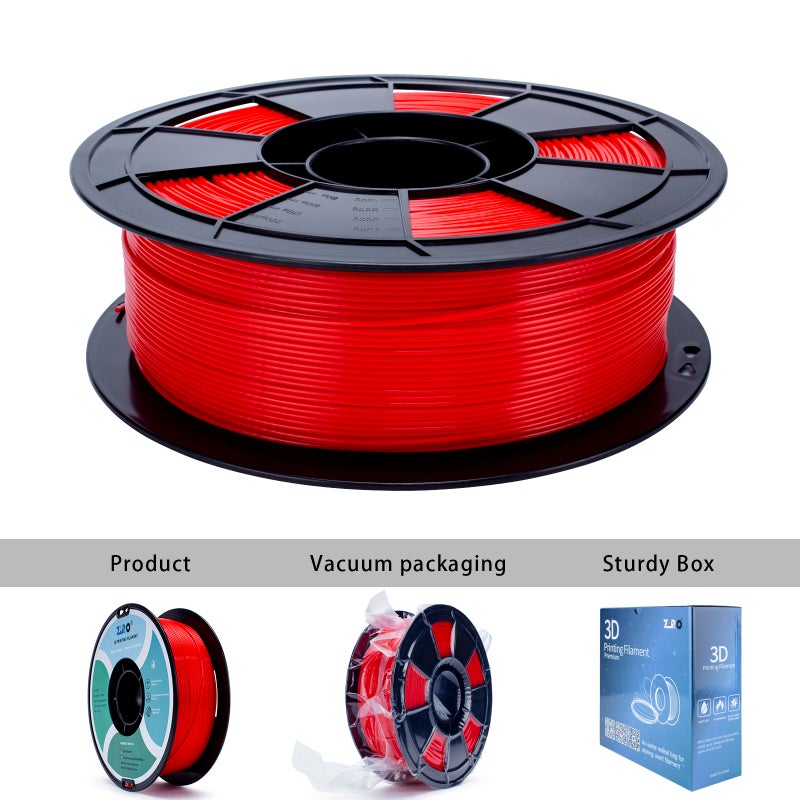 ZIRO Fluorescence PLA Filament 1.75mm 1kg/2.2lb Spool, Fluo - Image 1