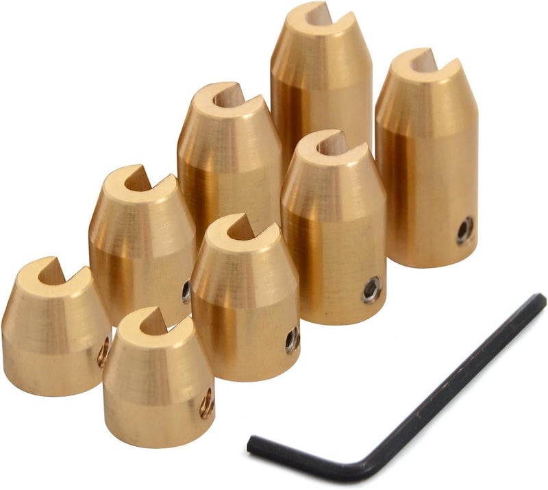 NICECNC 8pack Motorcycle Reusable Brass Wheel Spoke Balance Weights Refill Kits Compatible with Super Moto, Dual Sport, Metric Cruisers, Vintage or Any Other Spoked Wheels - Image 1