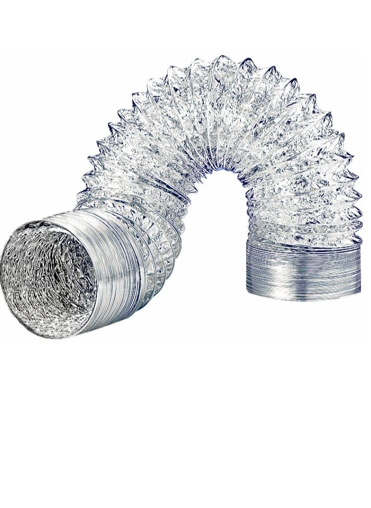 MODI Aluminium Duct Flexible Hose Aluminium Exhaust Pipe, 8 INCH-5M  - Image 1