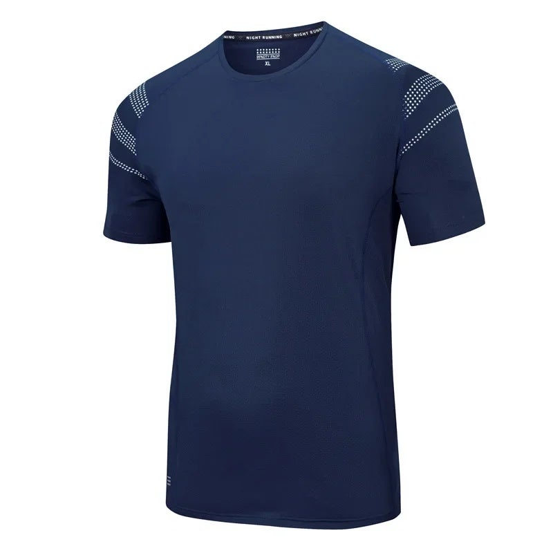 AliExpress summer outdoor large size short sleeve T-shirt men''s quick-drying clothes sports T-shirt Group LOGO printing - Image 4