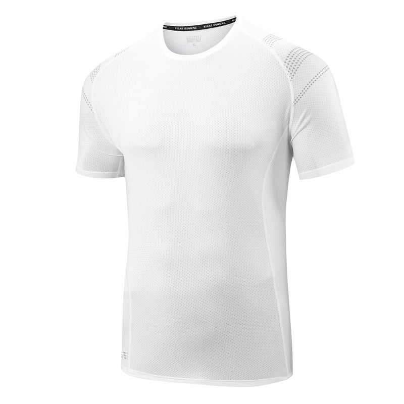AliExpress summer outdoor large size short sleeve T-shirt men''s quick-drying clothes sports T-shirt Group LOGO printing - Image 1