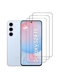 X-level 3 Pcs Samsung Galaxy S24 FE Screen Protector,9H Tempered Glass Protection,Easy to Install,Ultra Clear,Touch Sensitivity,Anti-Scratch Film  - Image 1