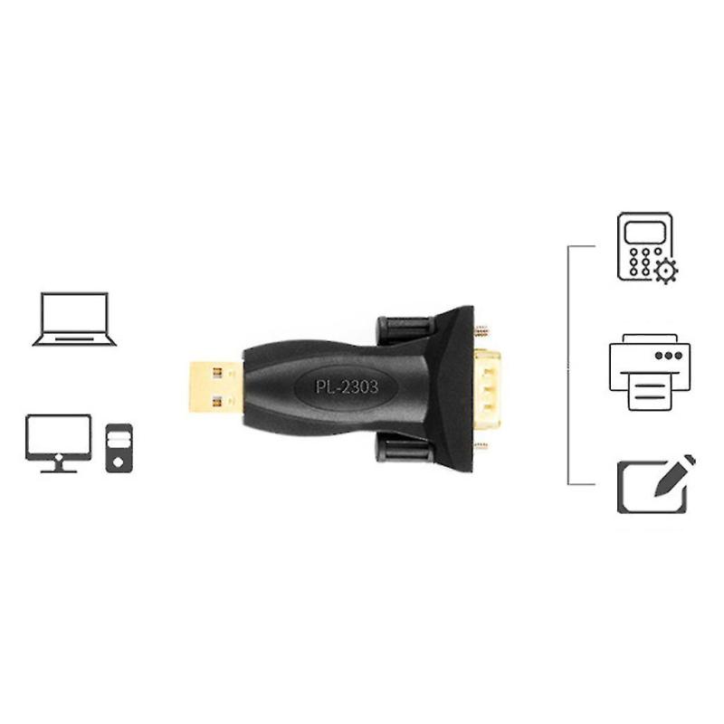 USB Adapter RS232 Interface PL2303 Chip Dual Buffer - Automatic Handshake Serial Communication for PDA Modem Phone GPS - Image 2
