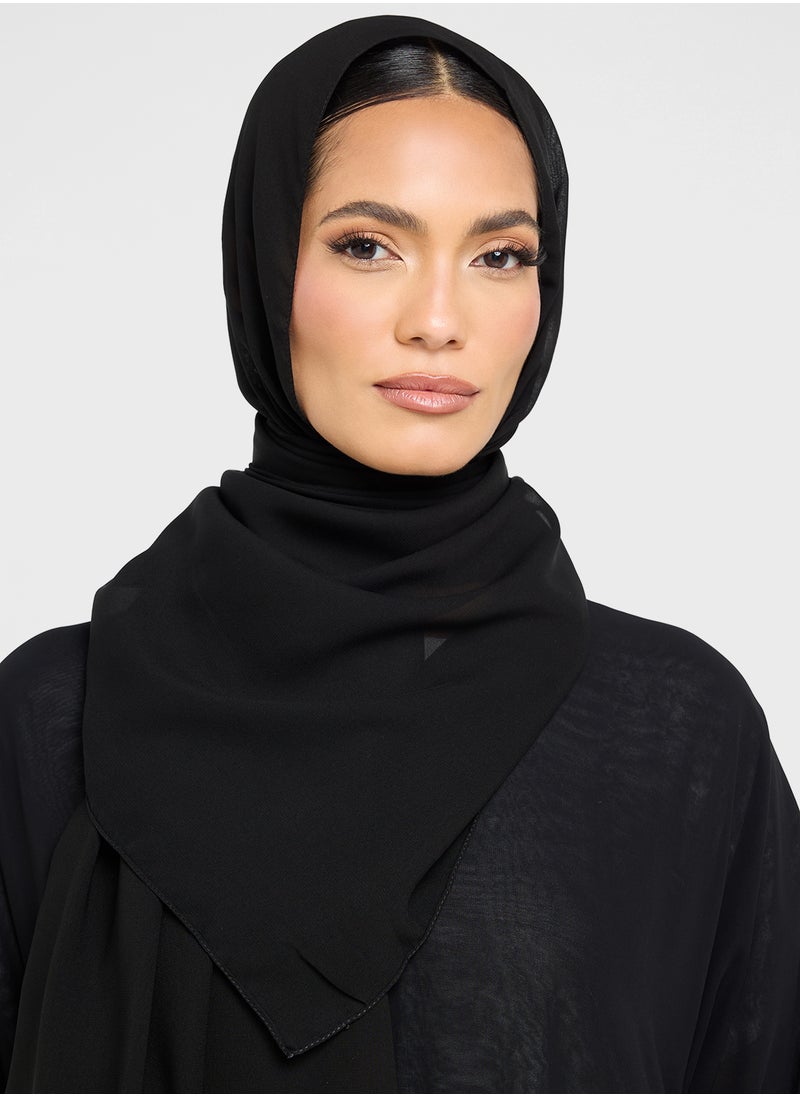 Khizana - Abaya With Embelishment & Sheila - Image 1