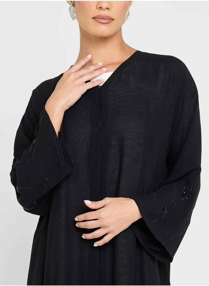 Khizana Abaya With Embelishment & Sheila