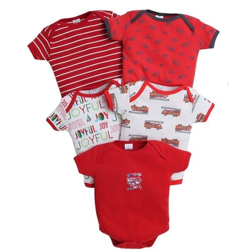 EIO Newborn Baby Cotton Romper Sleepsuit | Half Sleeve Jumpsuit Bodysuit for Boys & Girls | Soft Breathable Baby Clothes Combo Pack - Image 1
