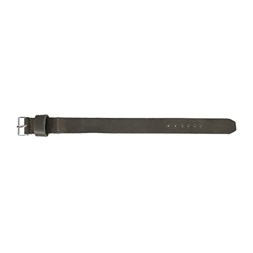 Hide & Drink, Wristwatch Strap Replacement (20mm), Release Watch Band, Replacement Bracelet, Full Grain Leather, Handmade, Dark Jade - Image 2