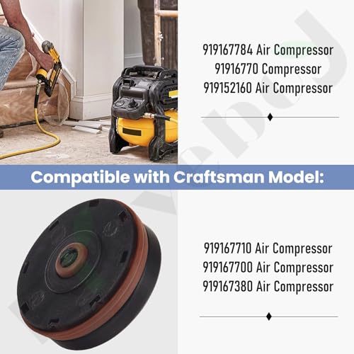 Braveboy N008792 Air Compressor Regulator Repair Kit - by Braveboy, Compatible with Po-rter Cable/Craftsman/Dewalt, Replacement D55155 D55167 D55684 23400S Compressor Regulator Repair Kit - Image 4