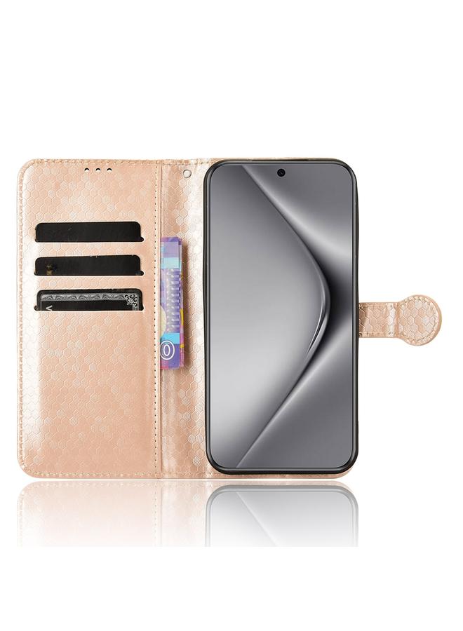 Zaboon Case For Huawei Pura 70 Honeycomb Dot Texture Leather Phone Case - Image 4